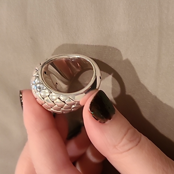 Sterling silver dome weave ring - Picture 7 of 7